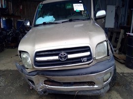 2002 TOYOTA TUNDRA, GOLD, SR5 MODEL, 4.7L, AT, 2WD.  Z25253